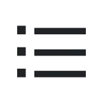 List Bulleted SVG Icon